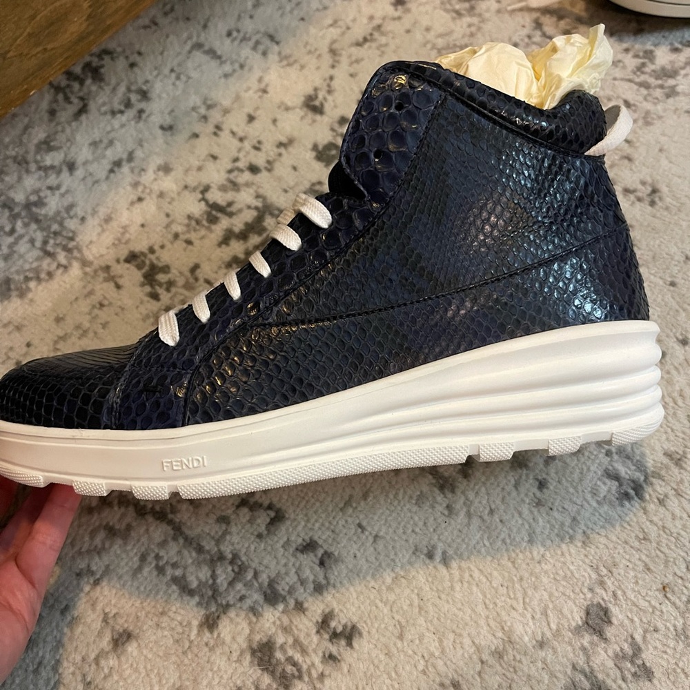 Men’s Fendi hi-top sneakers - NWOT